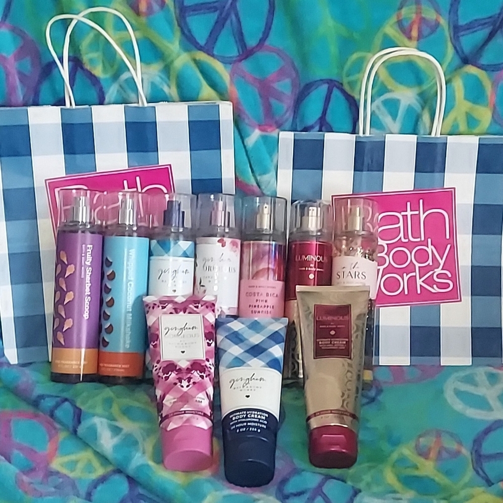 Bath and Body Works Luminous Gingham In The Stars